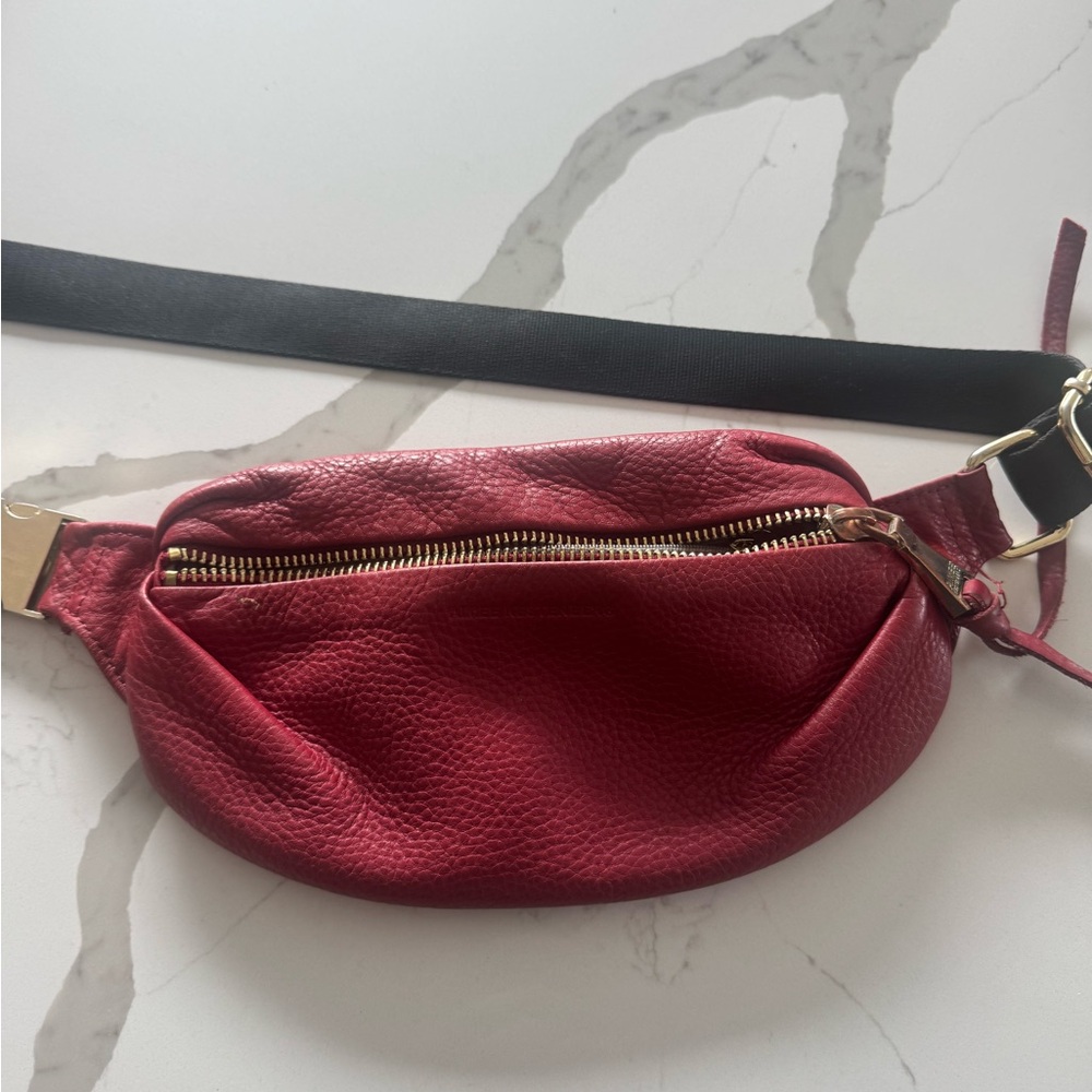 Aimee kestenberg  Burgundy Crossbody belt Bag